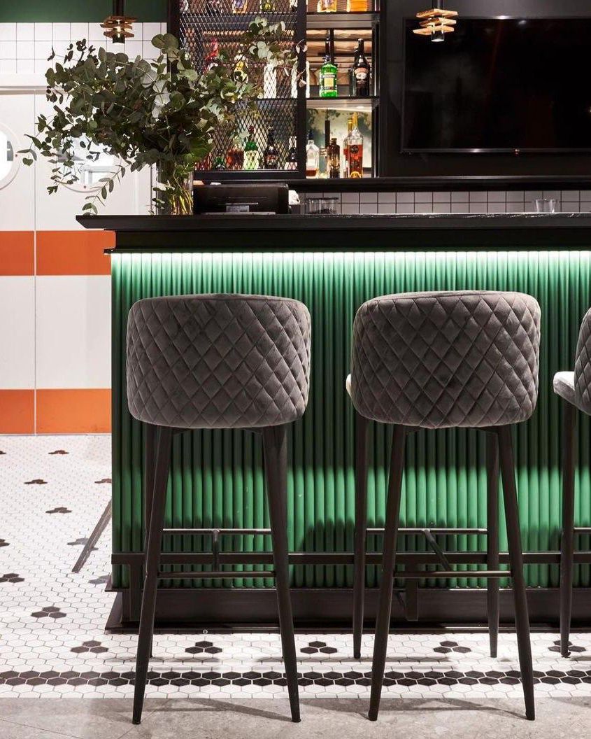 Барный стул Stool Group Оскар MC11B VELVET HLR-21 DUAL