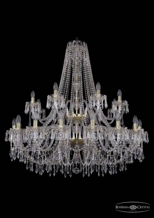 Подвесная хрустальная люстра 1403 Bohemia 1403/20+10/400/2d G