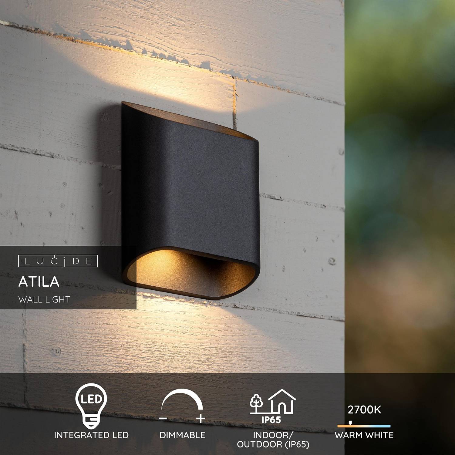 Настенный светильник Lucide Atila 69805/12/30