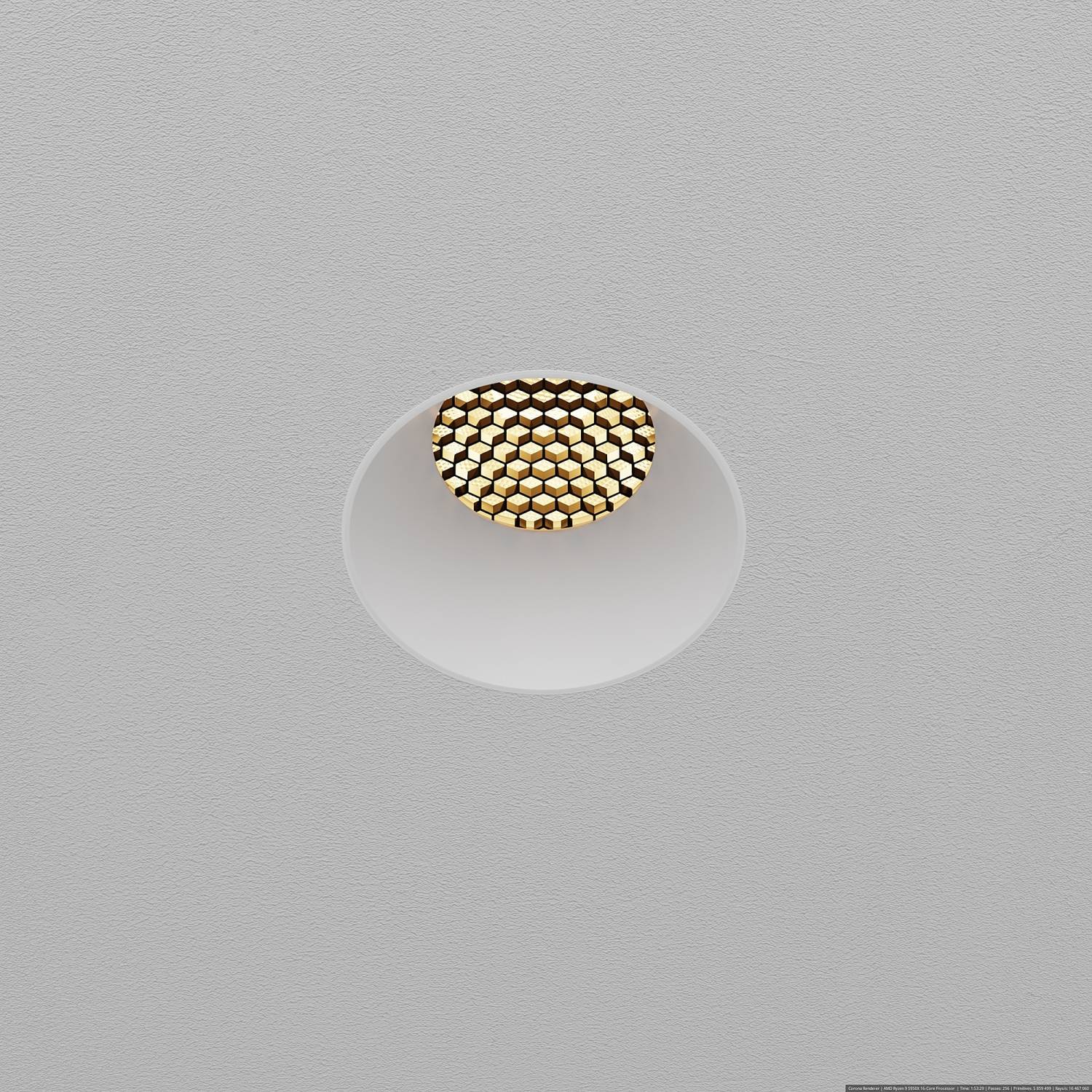 Встраиваемый светильник Maytoni Dip DL119-10W-2.7K-TRS-W