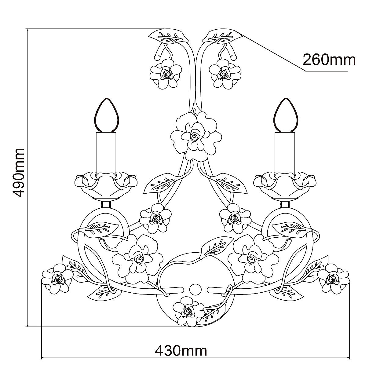 Настенное бра Chiaro Сицилия 282022302