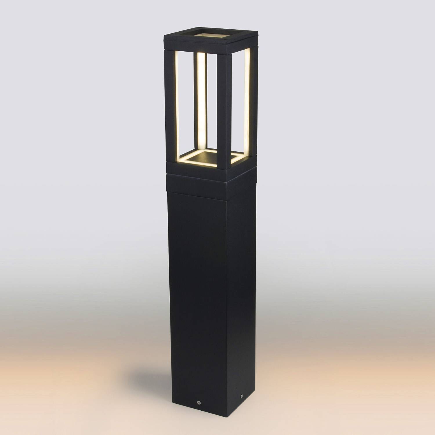 Уличный наземный светильник Elektrostandard Frame 1529 TECHNO LED Frame 3000K чёрный