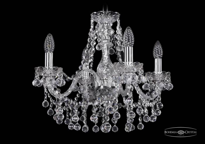 Подвесная хрустальная люстра 1409 Bohemia 1409/4/160 Ni