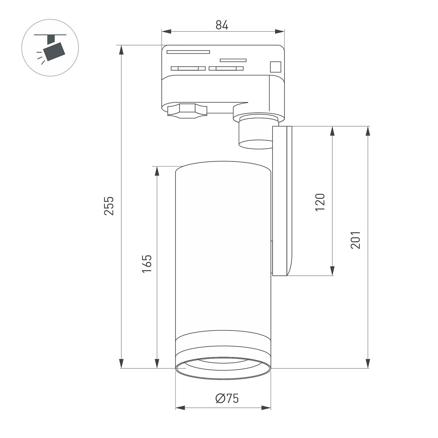 Трековый светильник Arlight Uranus 059362