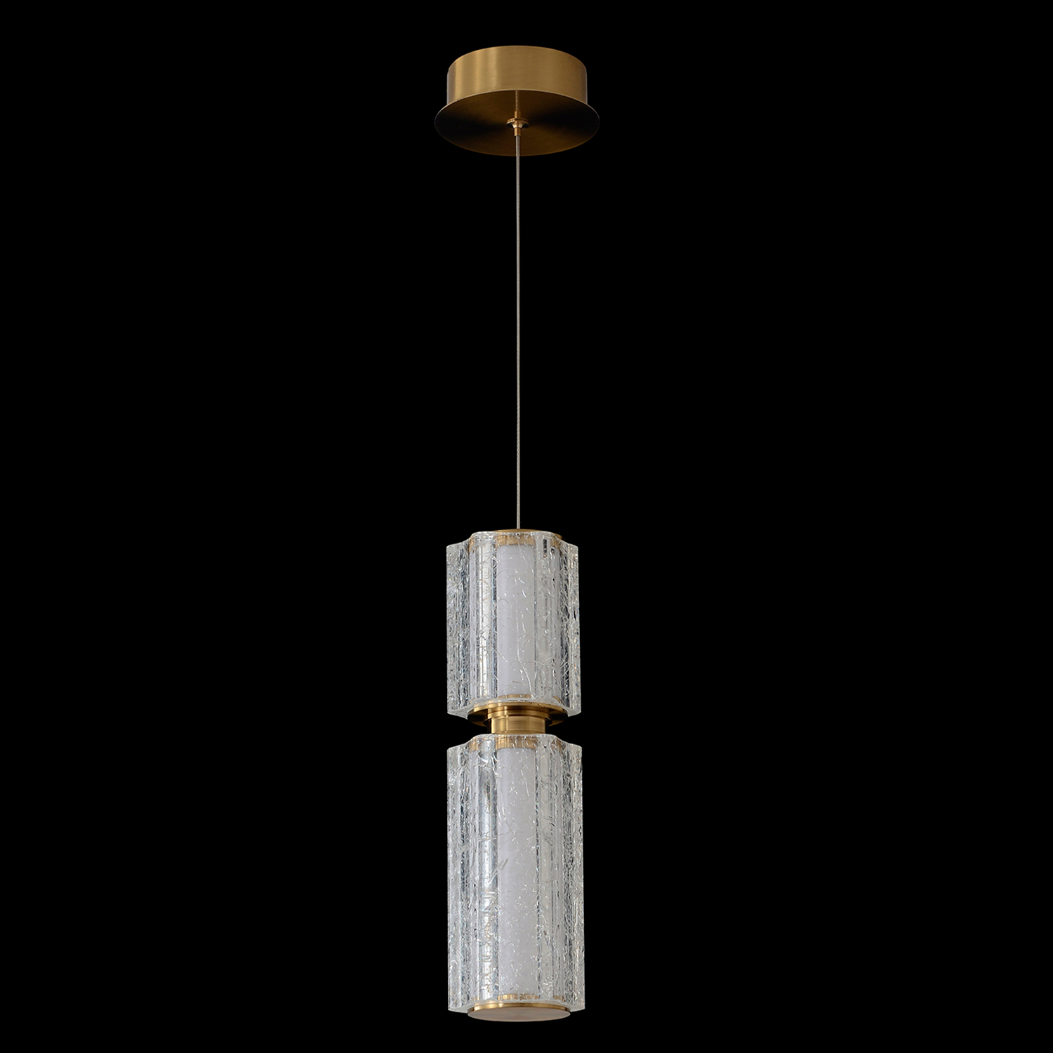 Светильник подвесной Crystal Lux Antique ANTIQUE SP23W LED BRASS