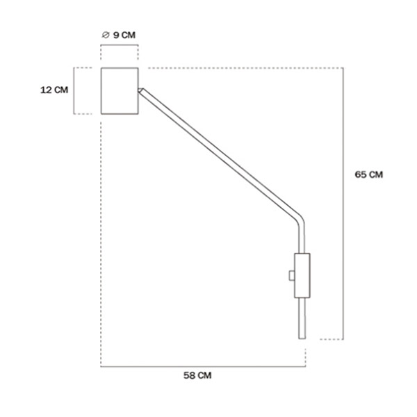Настенный светильник ImperiumLoft Baden01 208262-23