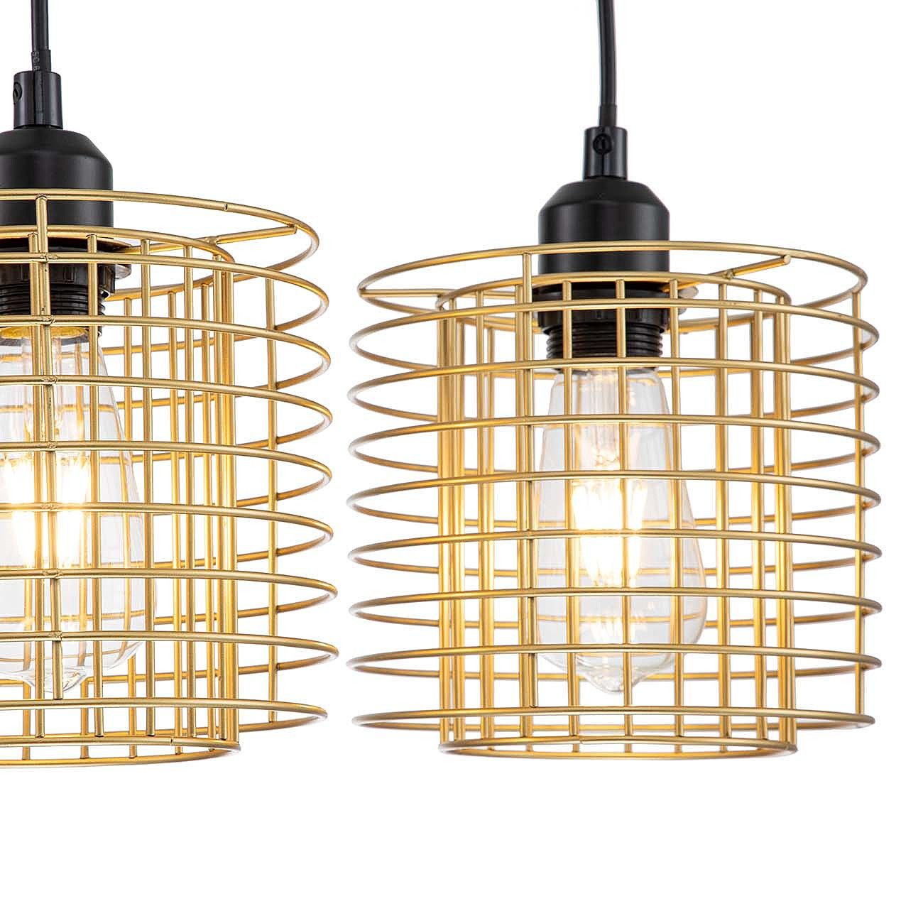 Светильник подвесной Escada Grid 10190/3S Gold