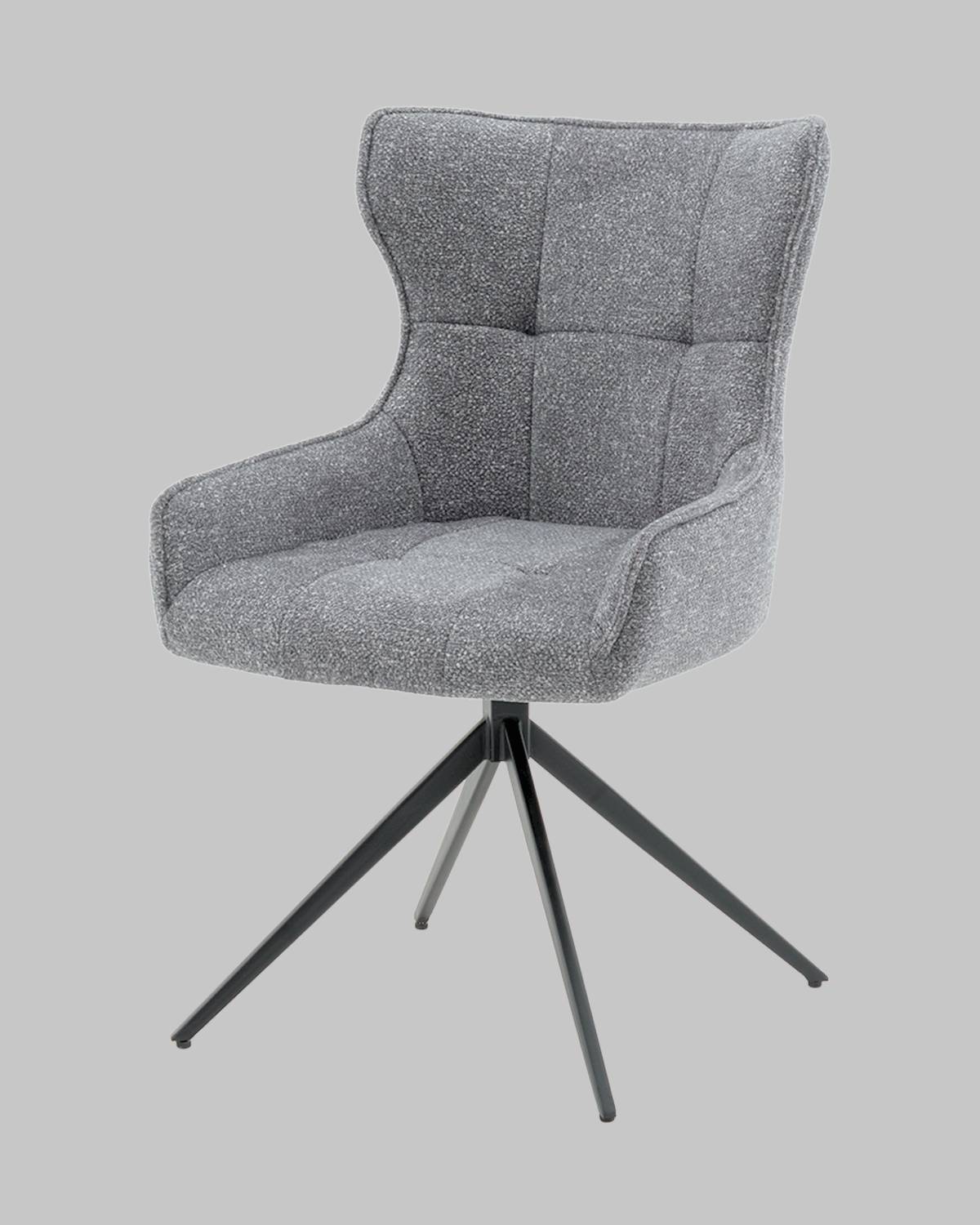 Стул вращающийся Stool Group Carlene DC-2409007 grey FL07