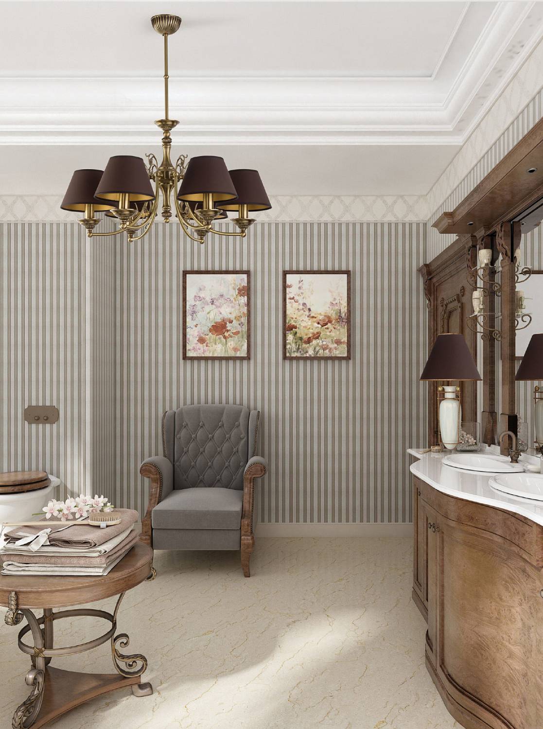 Потолочная люстра Kutek Casamia (абажур) CAS-ZW-8(P/A)