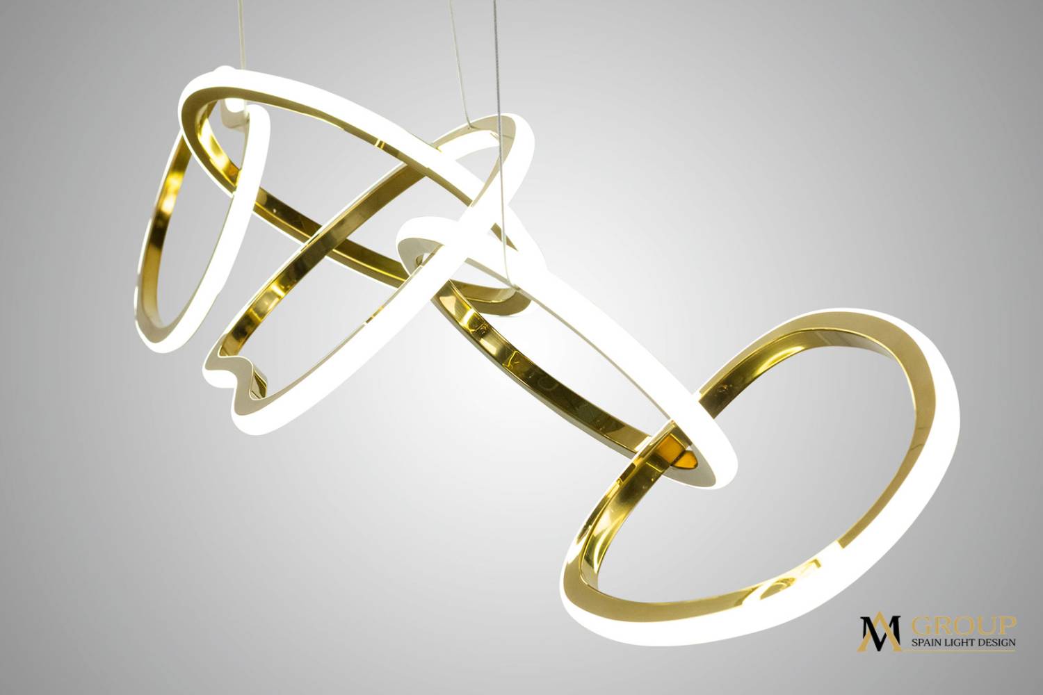 Подвесная люстра AM Group AM448 L1200 GOLD