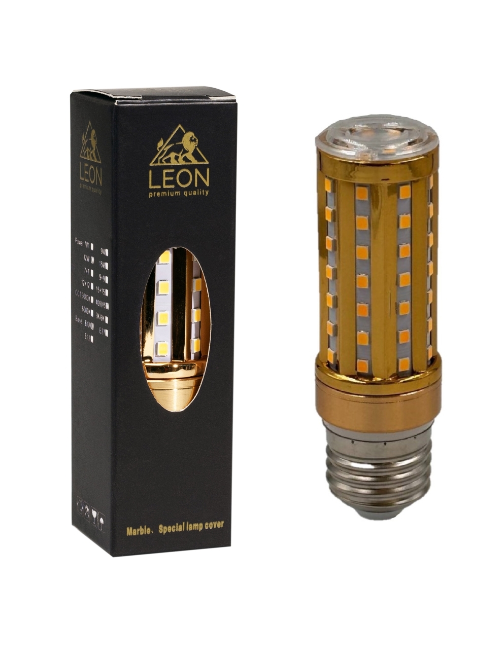 Светодиодная лампа LEON LE0770-12W-MULTY-E27 GD