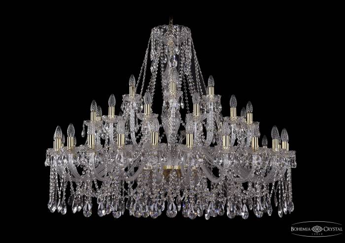 Подвесная хрустальная люстра 1413 Bohemia 1413/24+12+6/460 G