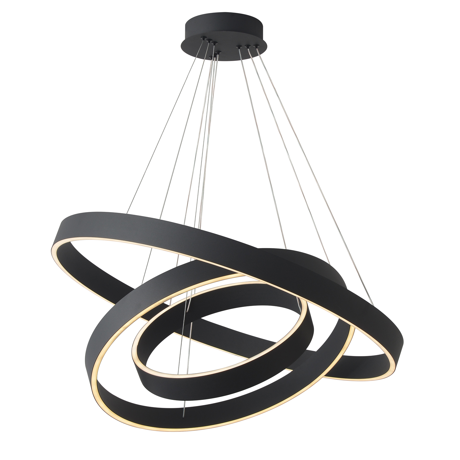 Подвесная люстра Crystal Lux Tron TRON SP158W LED BLACK