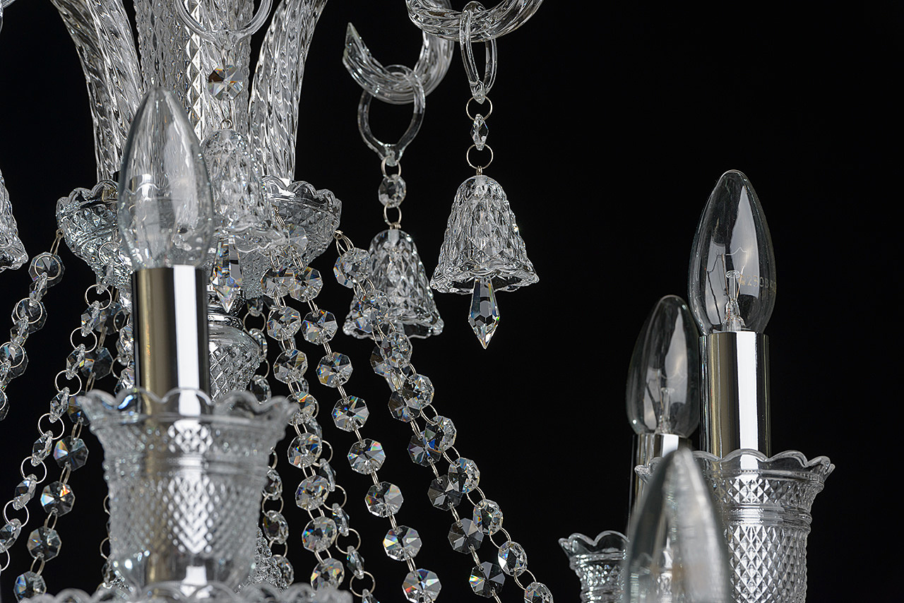 Подвесная хрустальная люстра Барселона Chiaro 313012418