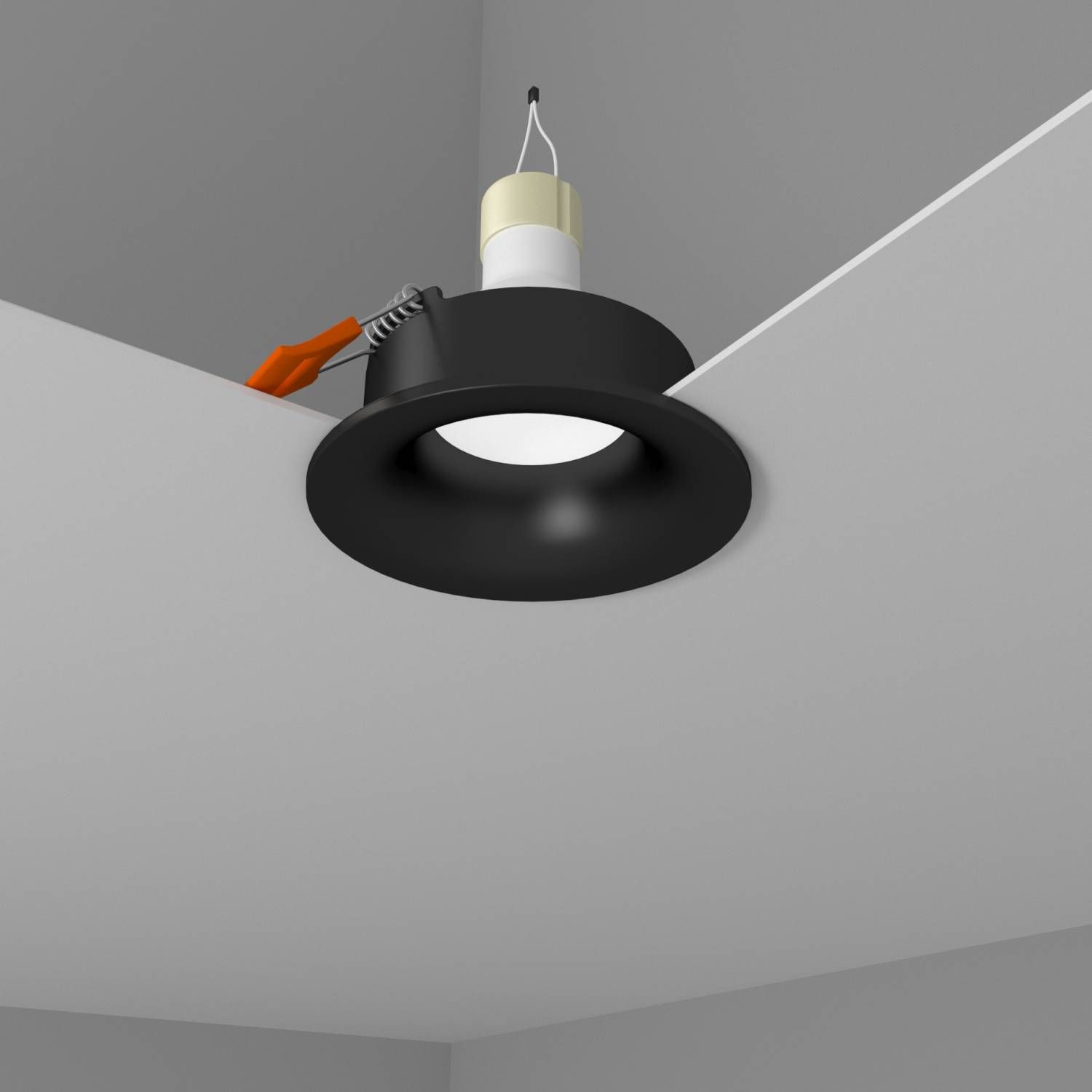 Встраиваемый светильник Interiorlight Кратер КРАТЕР черный