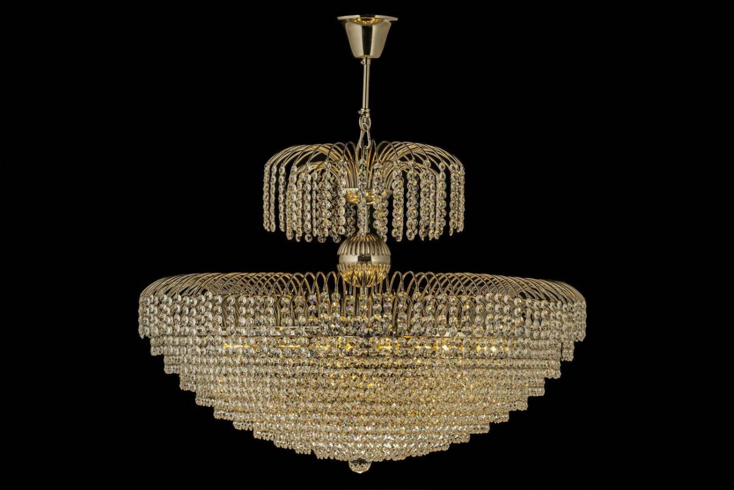 Подвесная хрустальная люстра Salentino Arti Lampadari Salentino E 1.5.80.100 N