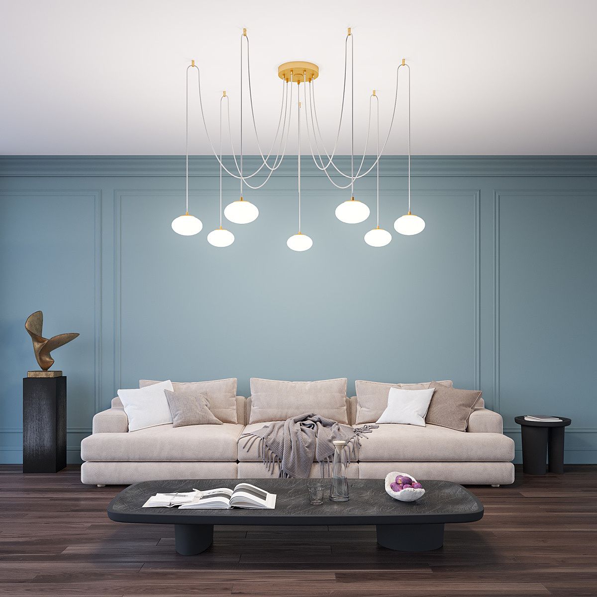 Подвесная люстра Citilux Atman smart CL226A073