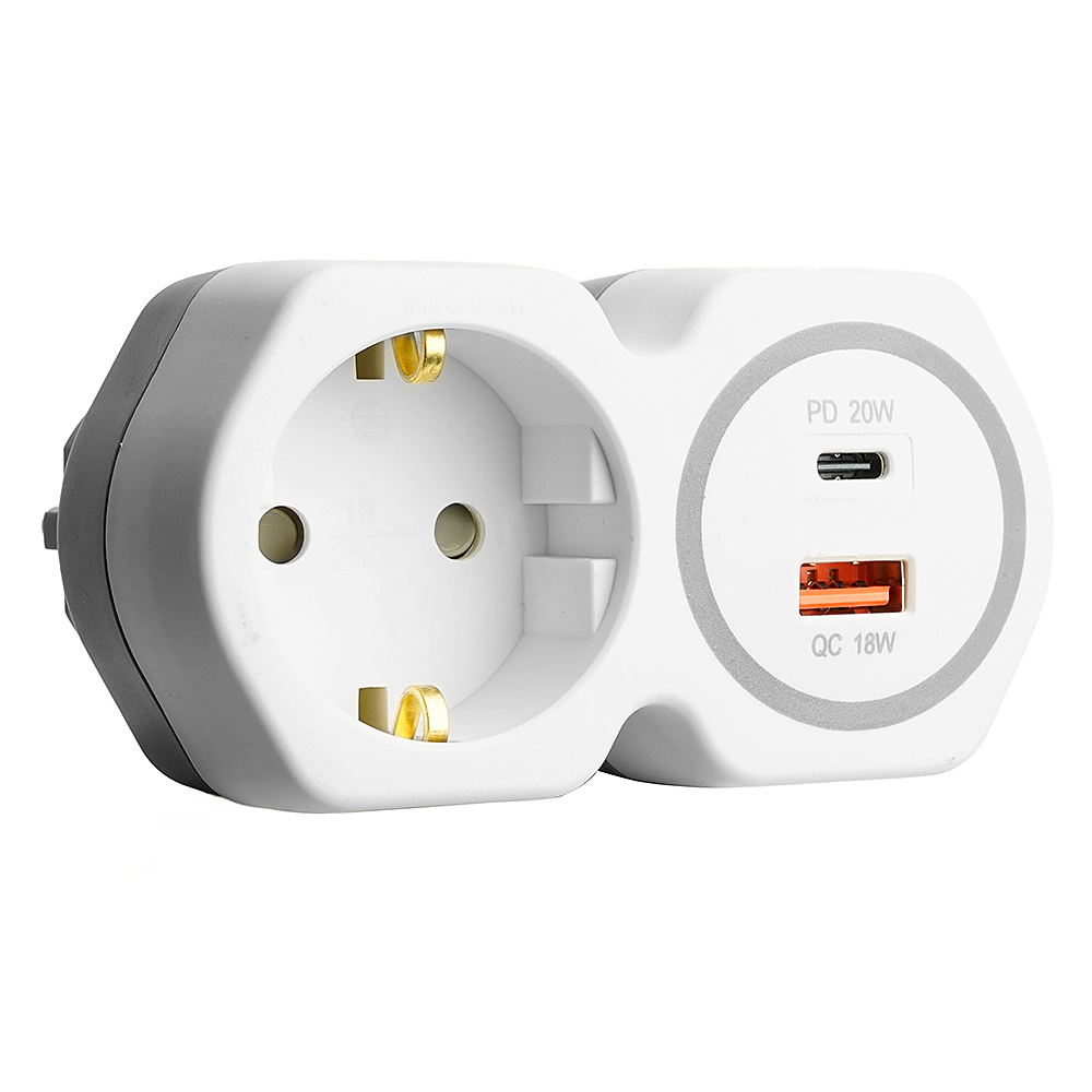 Сетевой разветвительStekker ADP16-16-20 50109