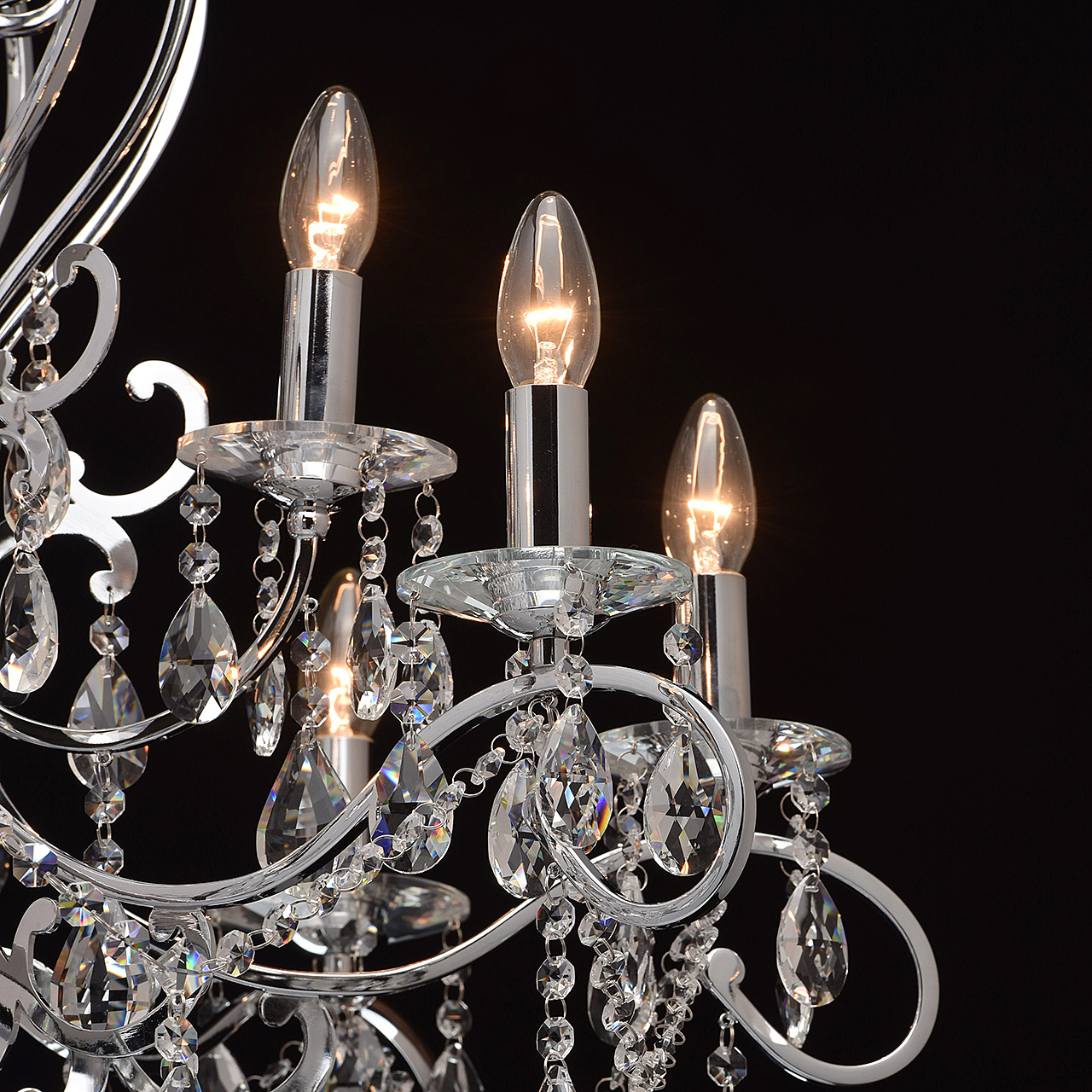 Хрустальная люстра Chiaro Сюзанна 458010712