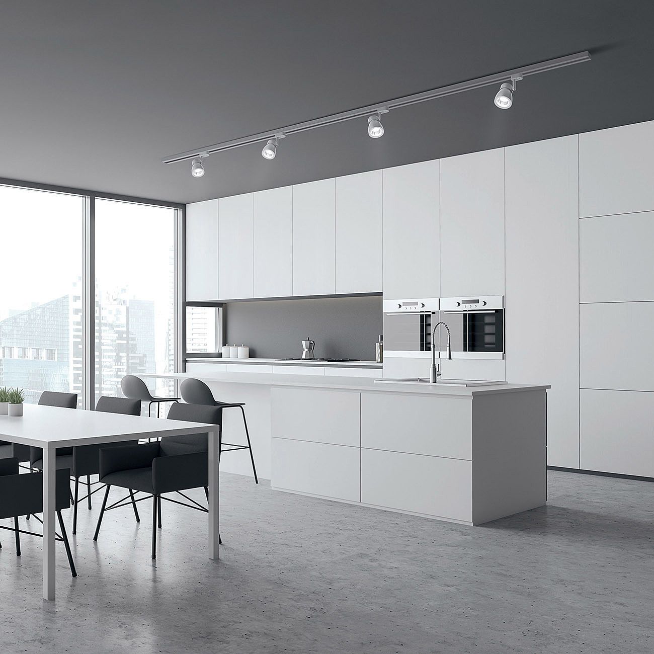 Трековый светильник Escada 20035 20035TRA/01 SWH/CH