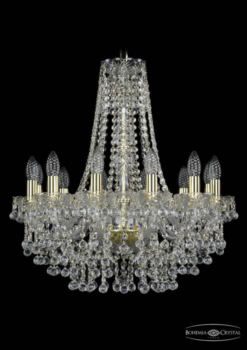 Подвесная хрустальная люстра 1409 Bohemia 1409/12/195/h-63 G