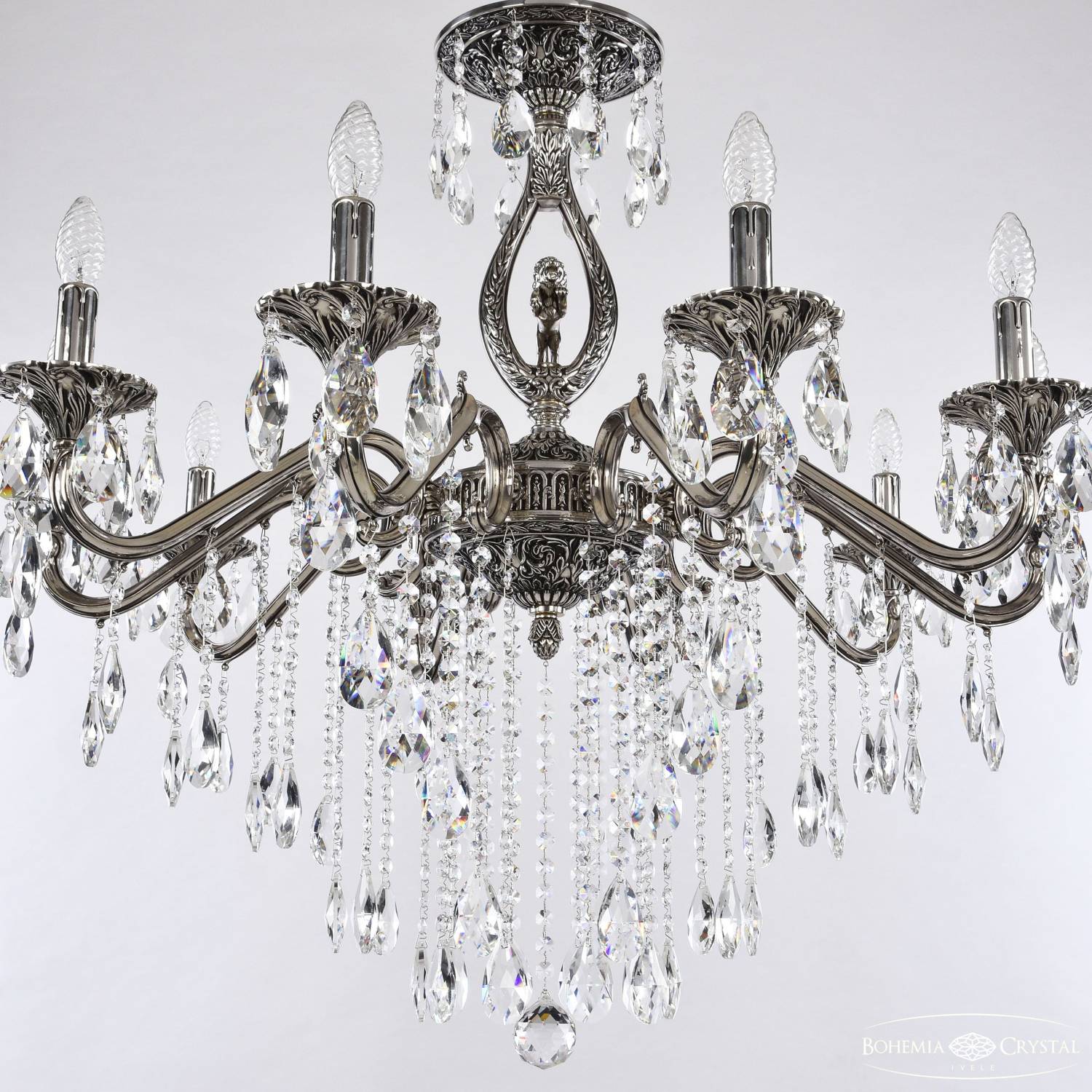 Подвесная хрустальная люстра 7202 Bohemia 72402/10/300 B NB FL3M