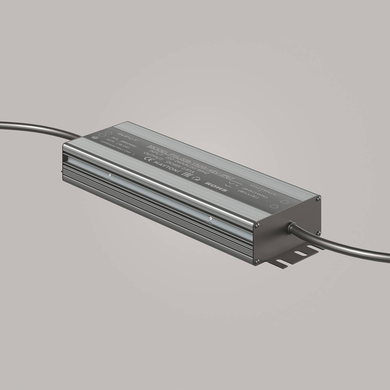 Блок питания Maytoni Power Supply Magnetic PSL008-150W-48V-IP67 Блок питания Maytoni Power Supply Magnetic PSL008-150W-48V-IP67
