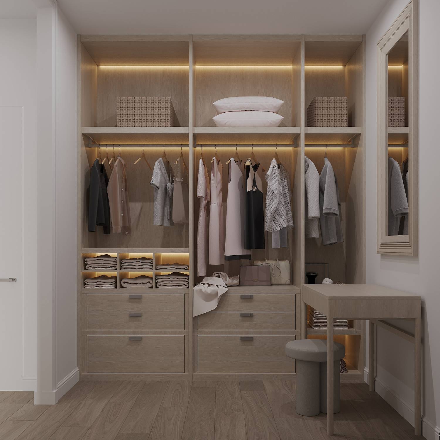 Накладной угловой внутренний профиль для светодиодной ленты-2м, белый Hesby Lighting Line HSBL_0197