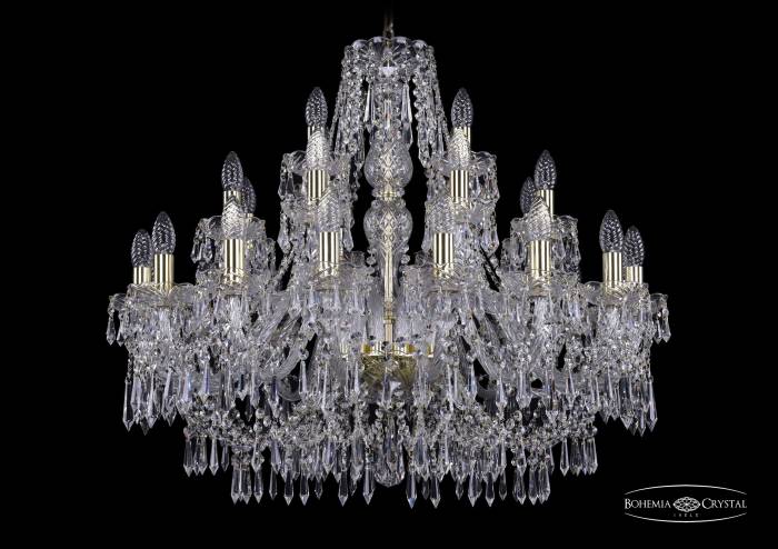 Подвесная хрустальная люстра 1403 Bohemia 1403/16+8+4/300 G