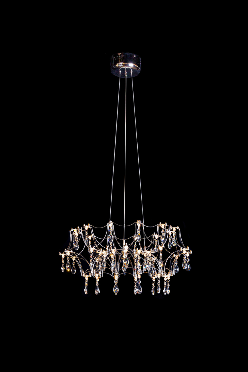 Подвесная люстра LEON Thea LE3035/600 CH/TR