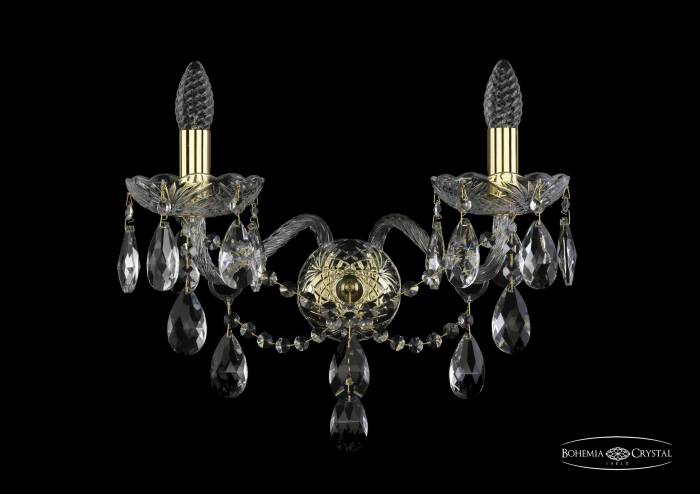 Настенное бра Bohemia 1415 1415B/2/200/XL/G