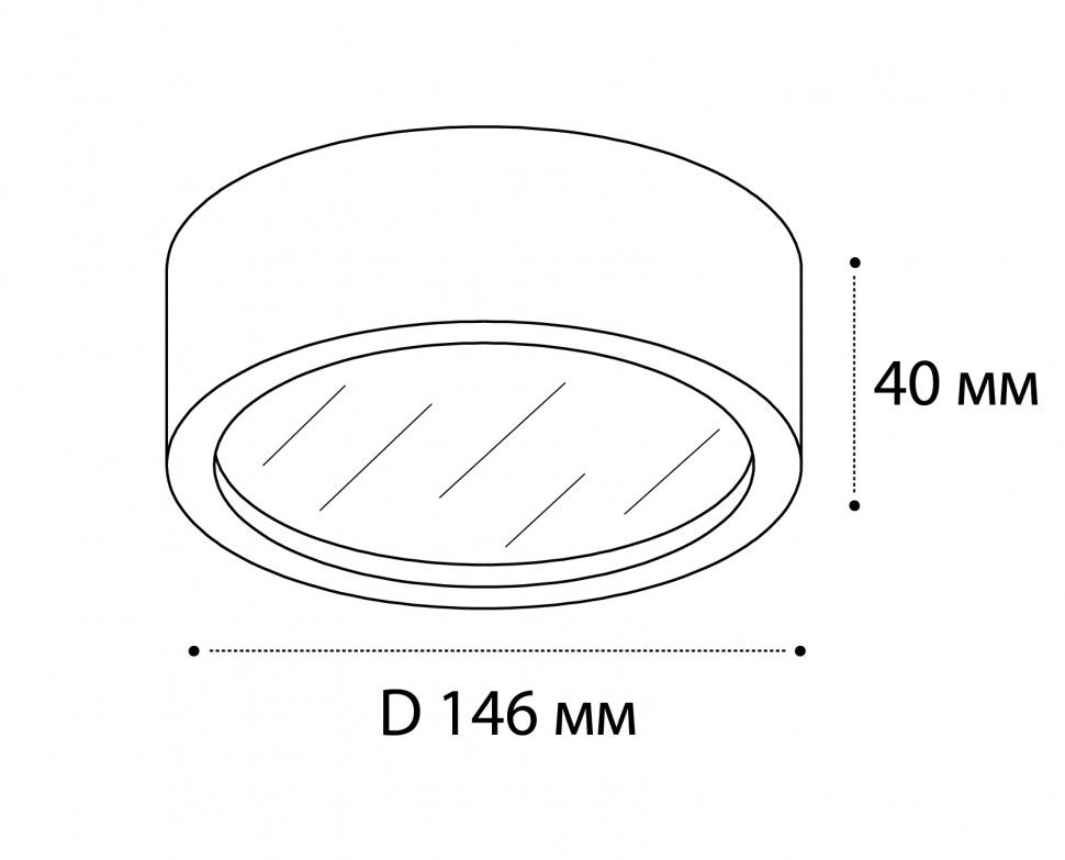 Italline M04-525-146 black 4000K