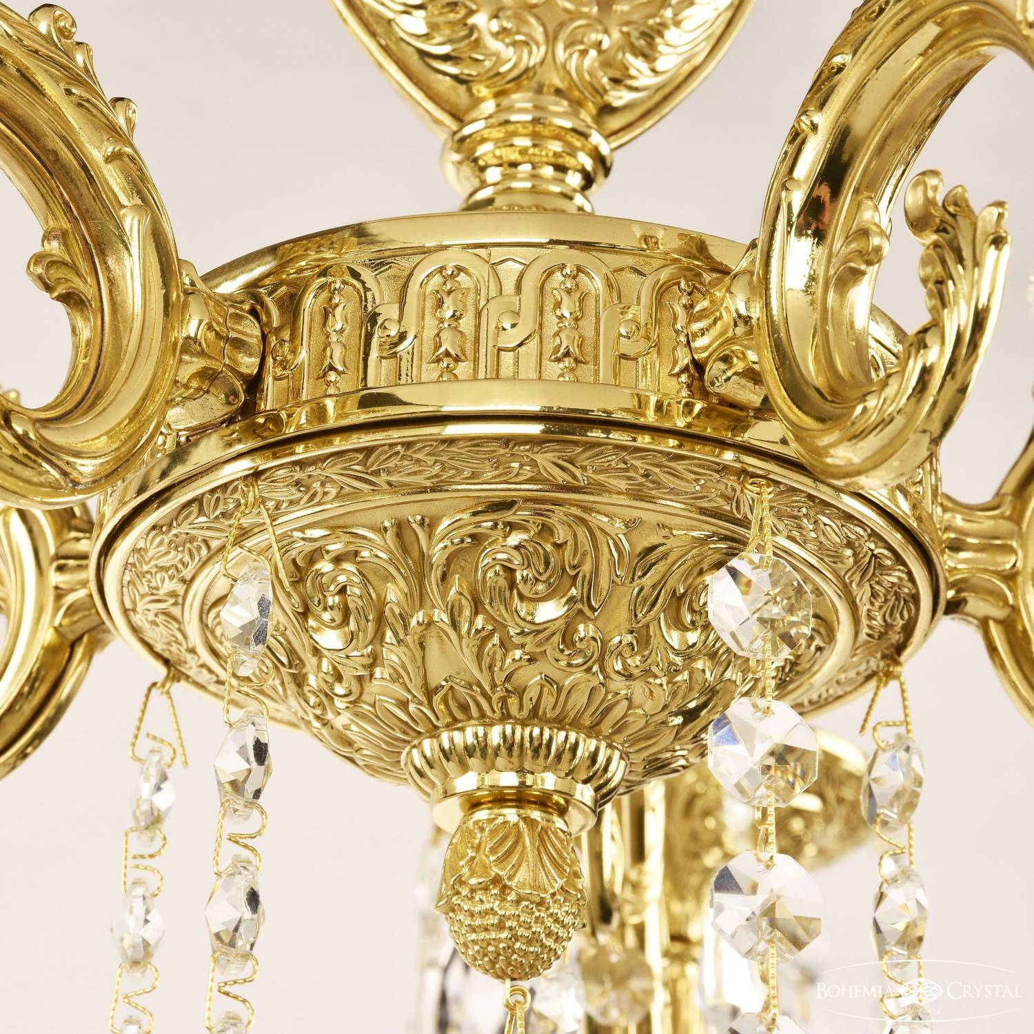 Подвесная хрустальная люстра 7101 Bohemia 71301/5/175 B G