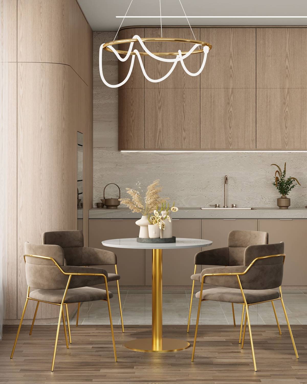 Комплект стульев Stool Group Полин FDC6085 BROWN FUT-54 X2