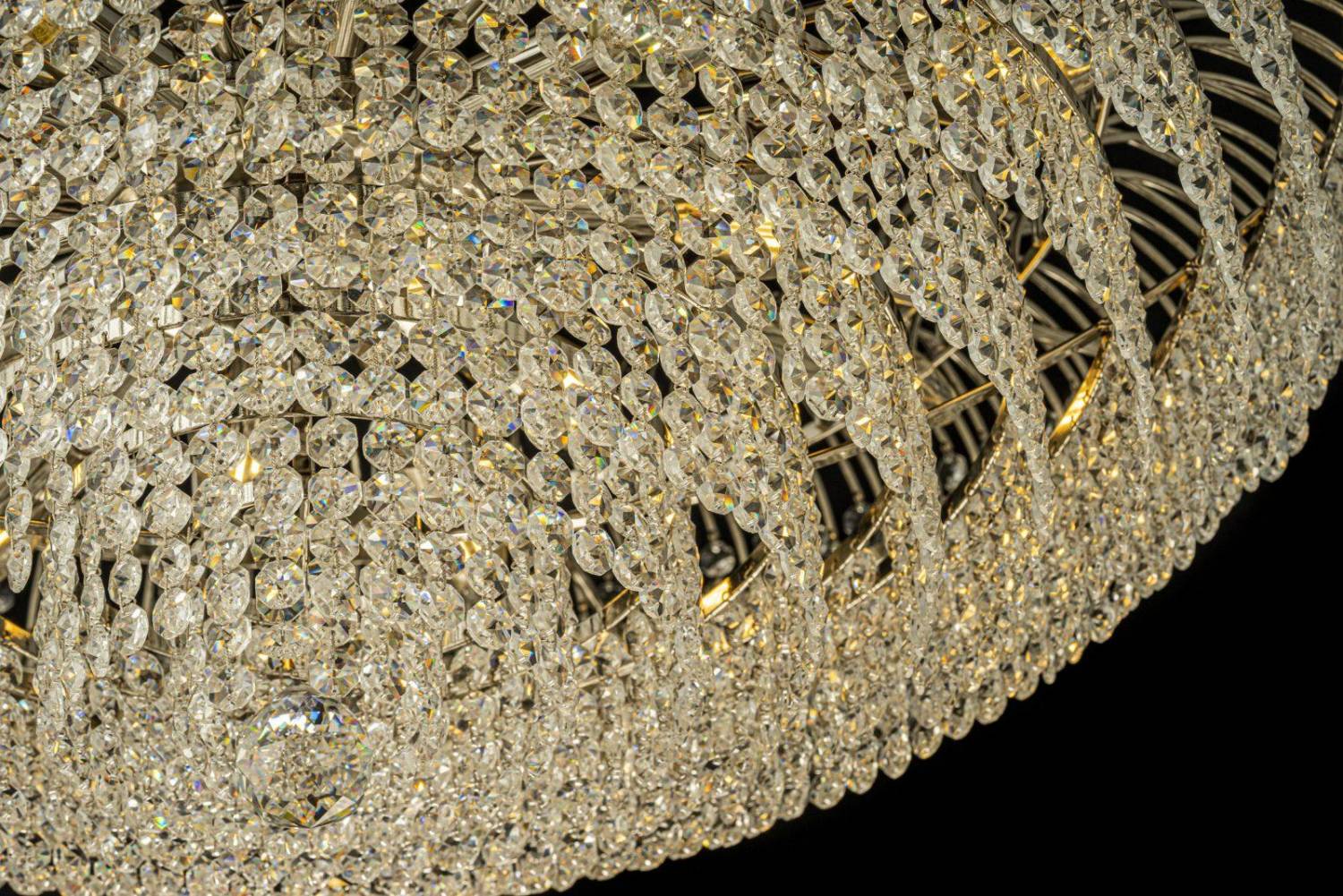 Подвесная хрустальная люстра Salentino Arti Lampadari Salentino E 1.5.80.100 N