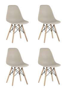 Комплект стульев Stool Group Style DSW Y801-V SEAT beige x4