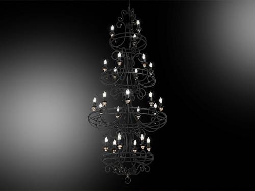 Подвесная люстра Розанофф Zoe RCR111/3+6+9+6