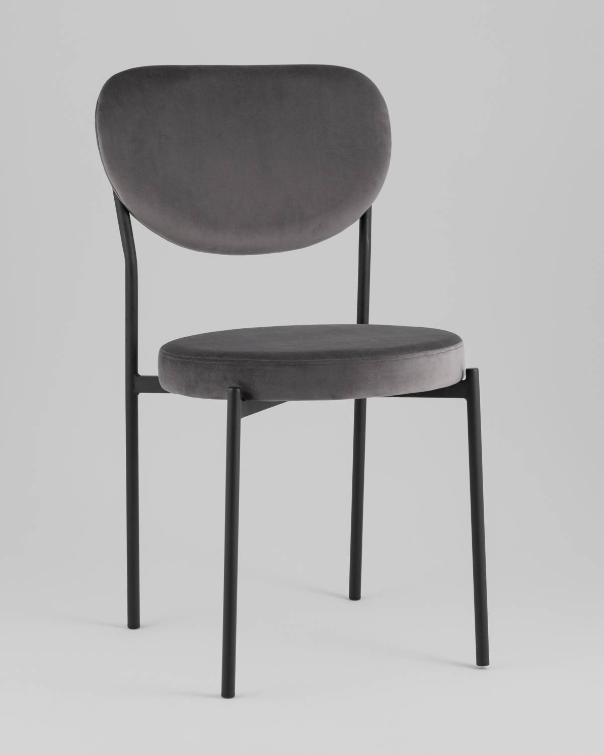 Обеденный стул Stool Group Барбара BARBARA grey velvet 40