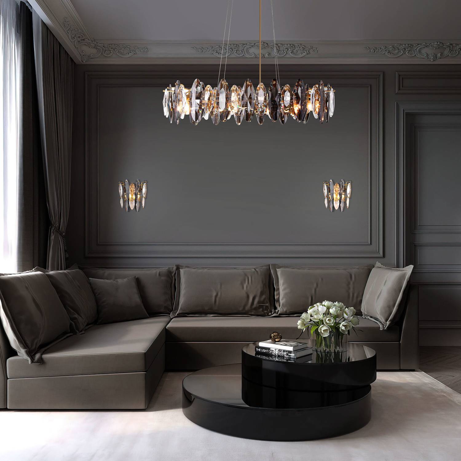 Подвесная люстра Bogate's Onyx 372/8 Strotskis Smart