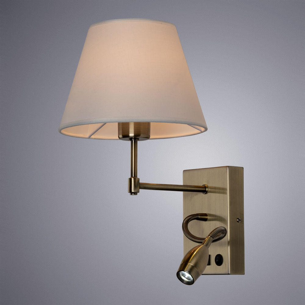 Настенное бра Arte Lamp Elba A2581AP-2AB Настенное бра Arte Lamp Elba A2581AP-2AB