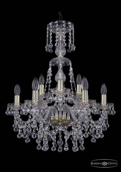 Подвесная хрустальная люстра 1409 Bohemia 1409/6+3/195/XL-68 G