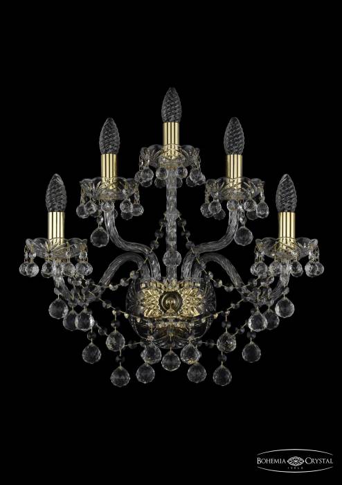 Настенное бра Bohemia 1409 1409B/2+2+1/195/XL/G