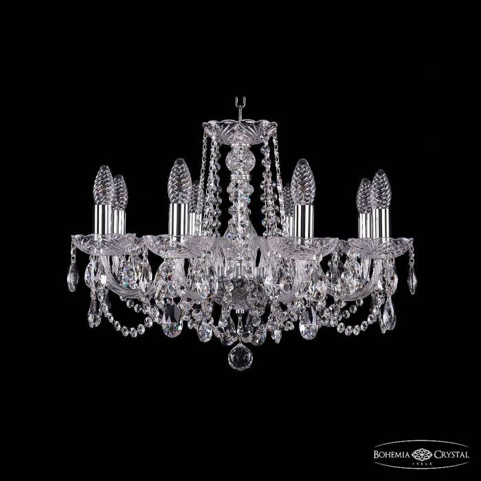 Подвесная хрустальная люстра 1402 Bohemia 1402/8/195 Ni