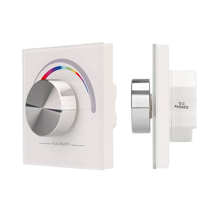 Встраиваемая в стену поворотная белая панель для с/д RGB-лент Arlight 019573