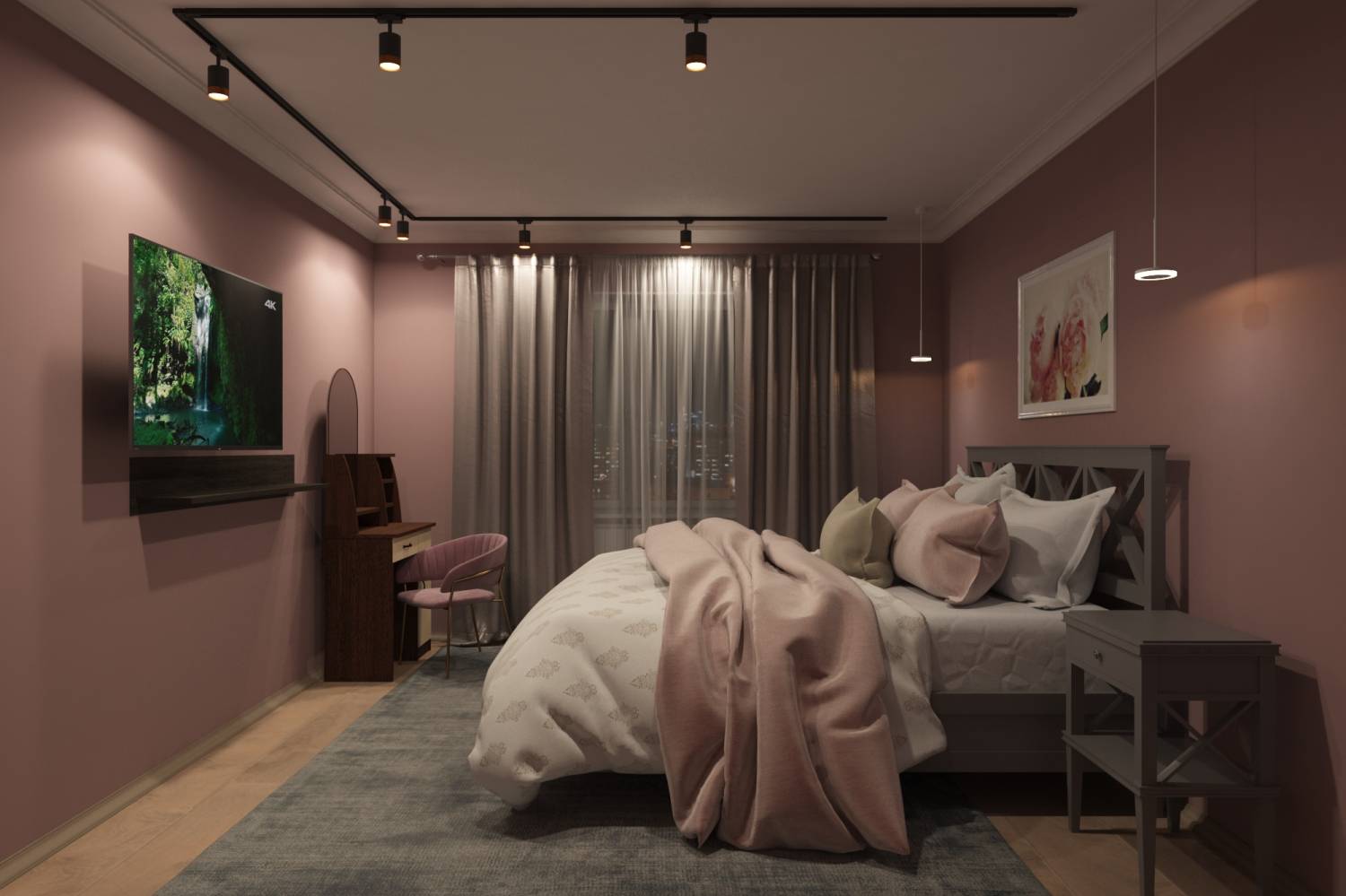 Трековый светильник Denkirs DK640 DK6405-BG