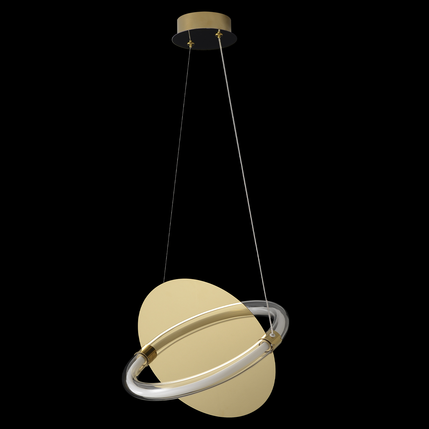 Светильник подвесной Crystal Lux Nebula NEBULA SP22W LED GOLD