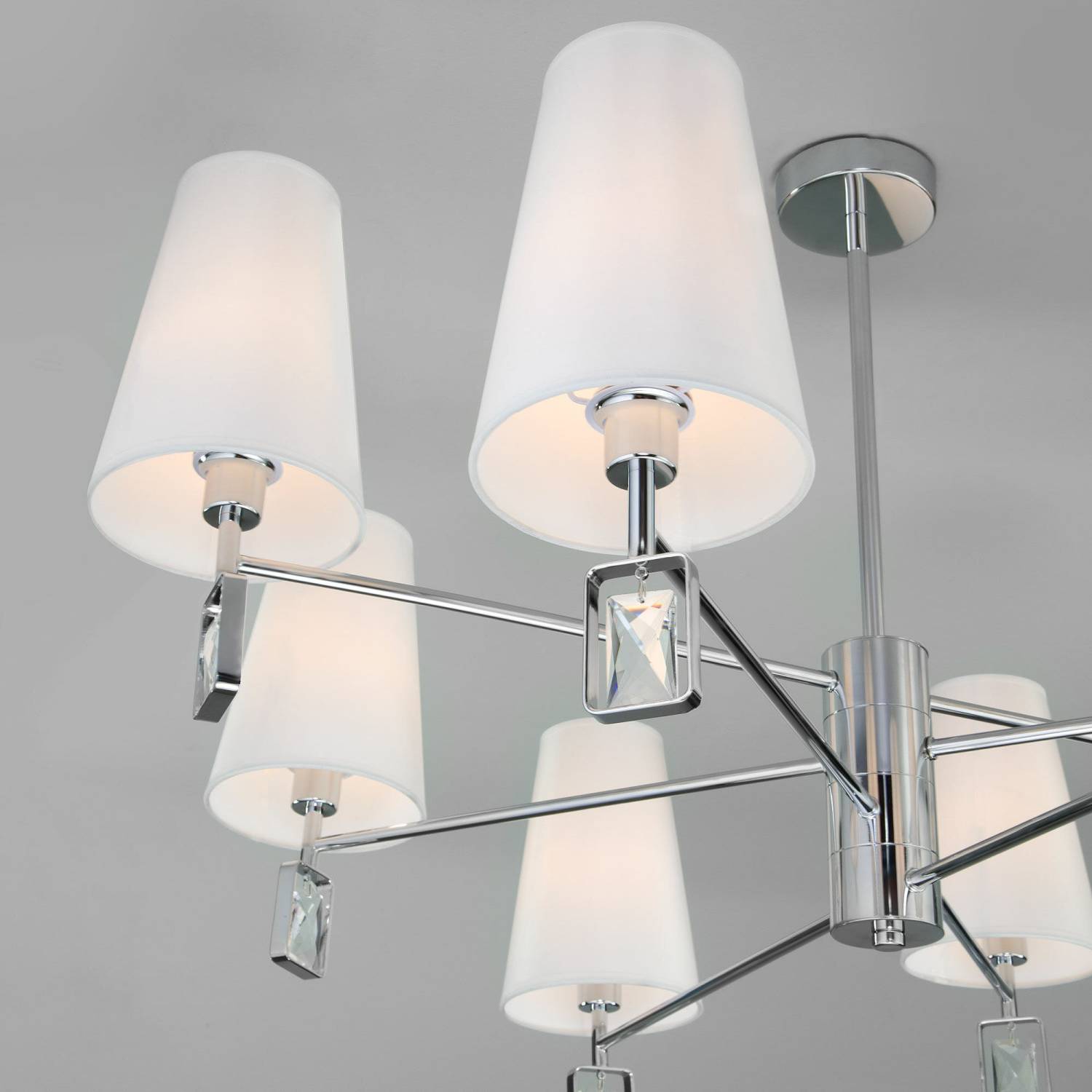 Потолочная люстра Eurosvet Milazzo 60137/8 хром