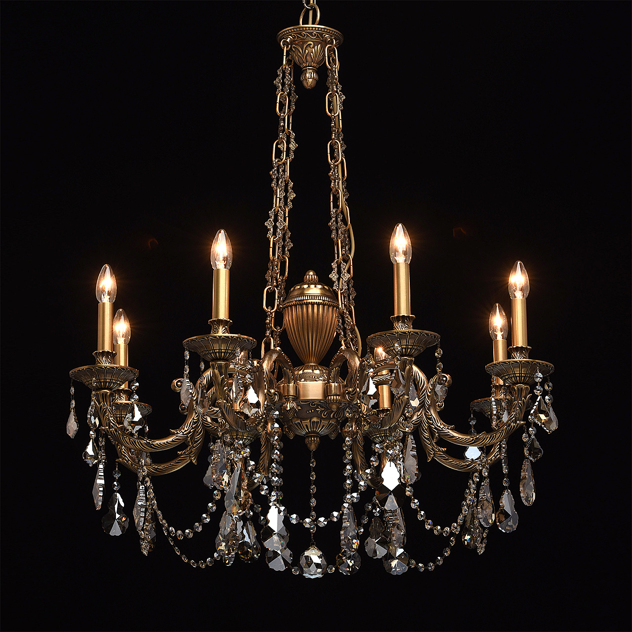 Подвесная хрустальная люстра Габриэль Chiaro 491010808