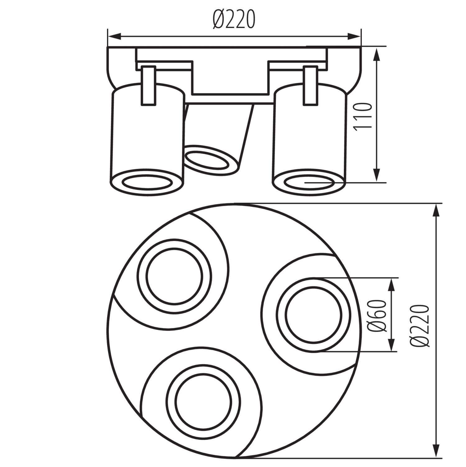 Светильник спот Kanlux Laurin 38967