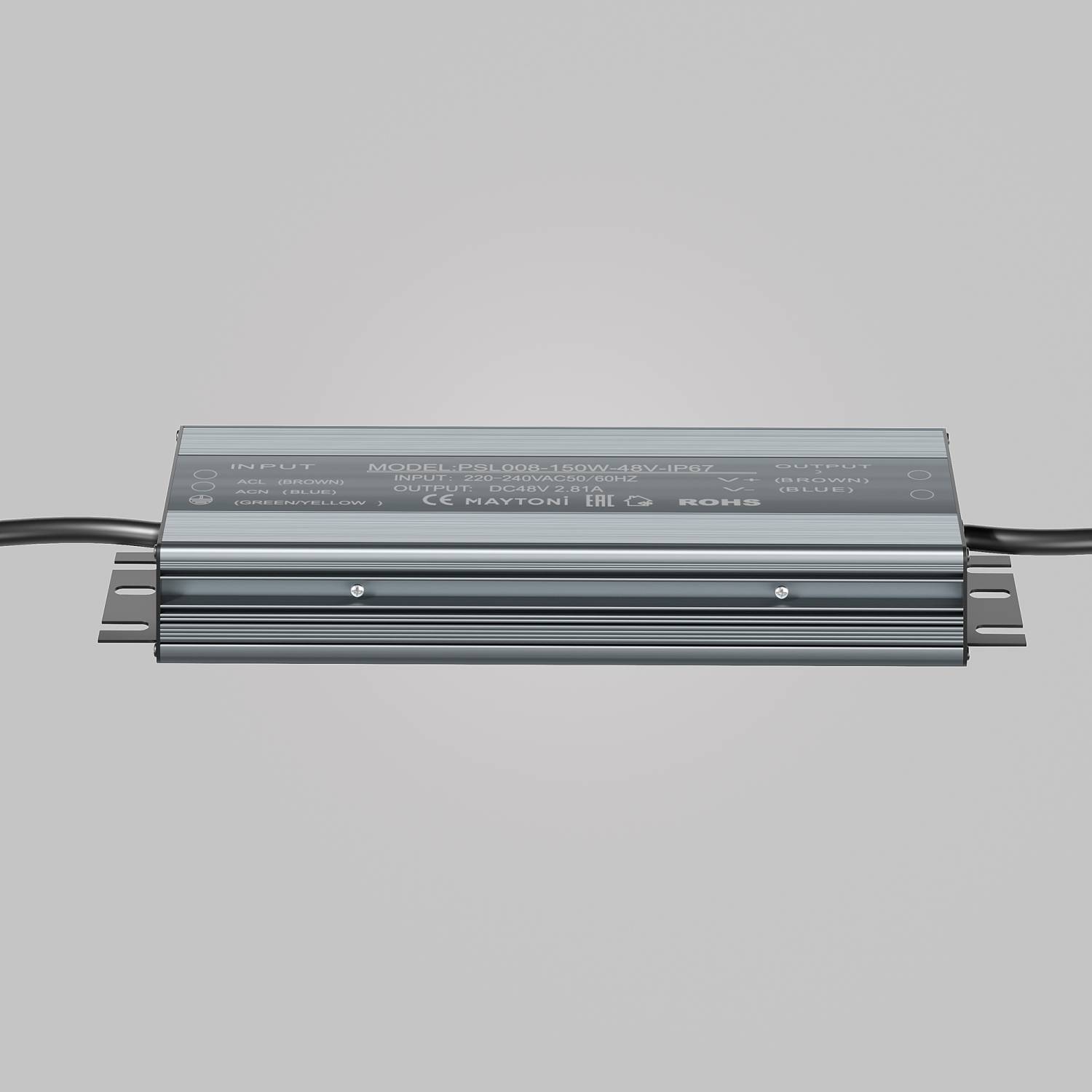 Блок питания Maytoni Power Supply Magnetic PSL008-150W-48V-IP67 Блок питания Maytoni Power Supply Magnetic PSL008-150W-48V-IP67